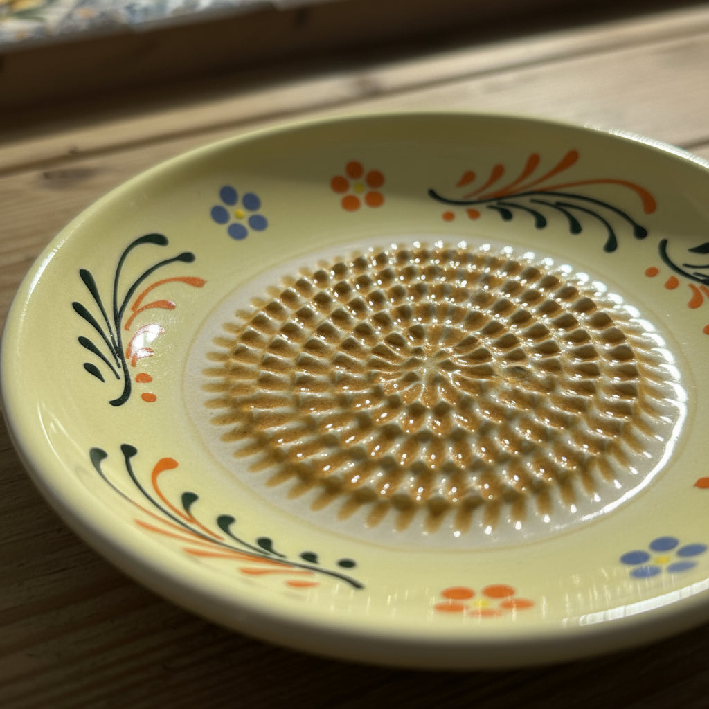 The Yellow Floral Garlic Grater