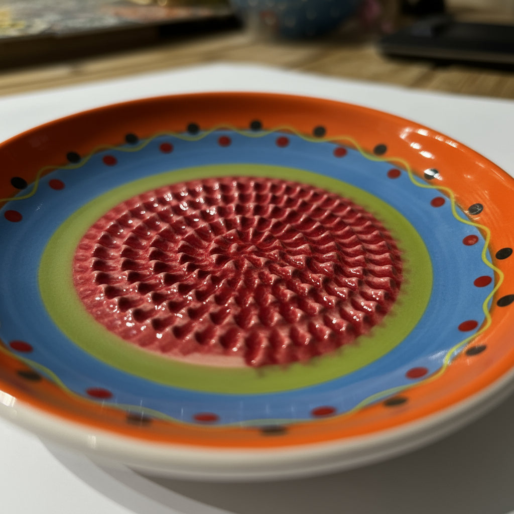 The Speckled Colorful Garlic Grater