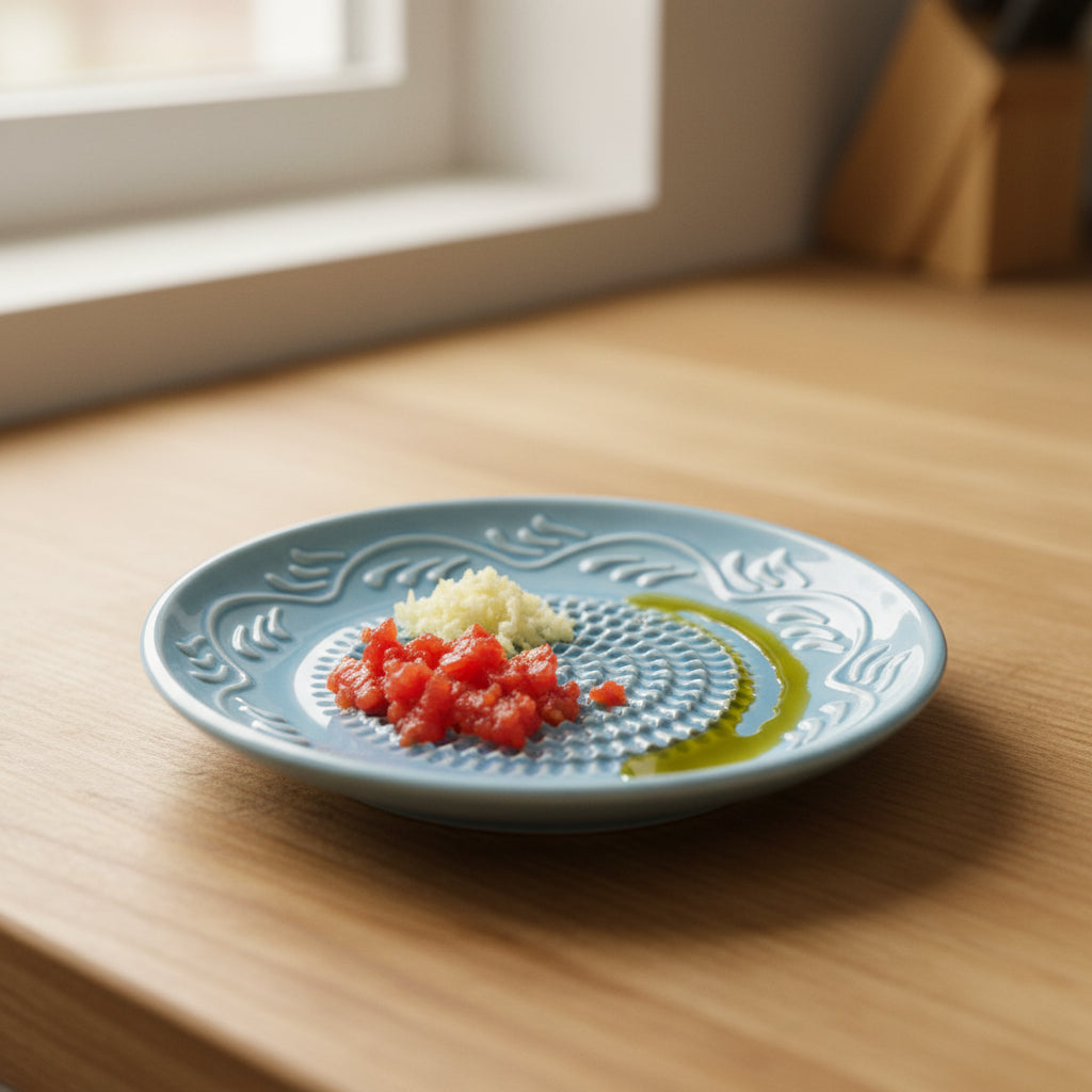 The Fully Turquoise Garlic Grater