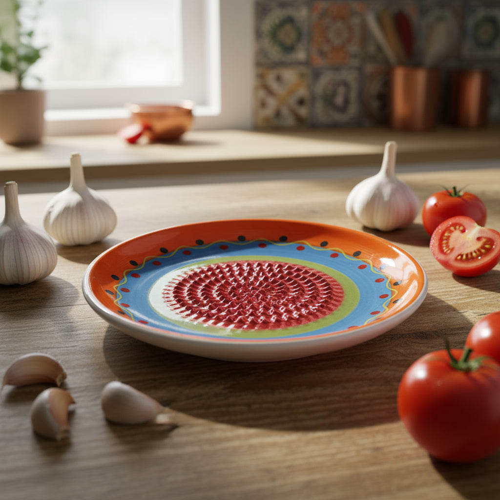 The Speckled Colorful Garlic Grater