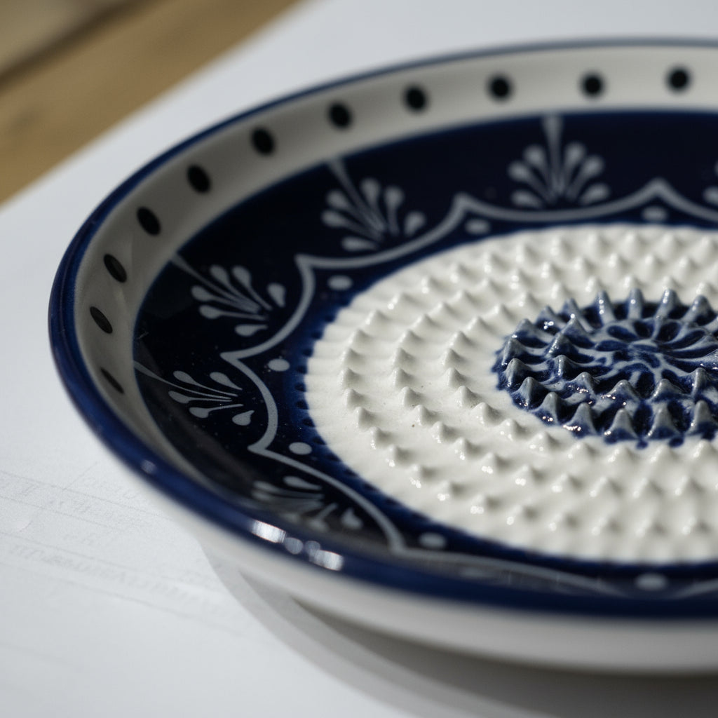 The Spanish Navy Blue Garlic Grater